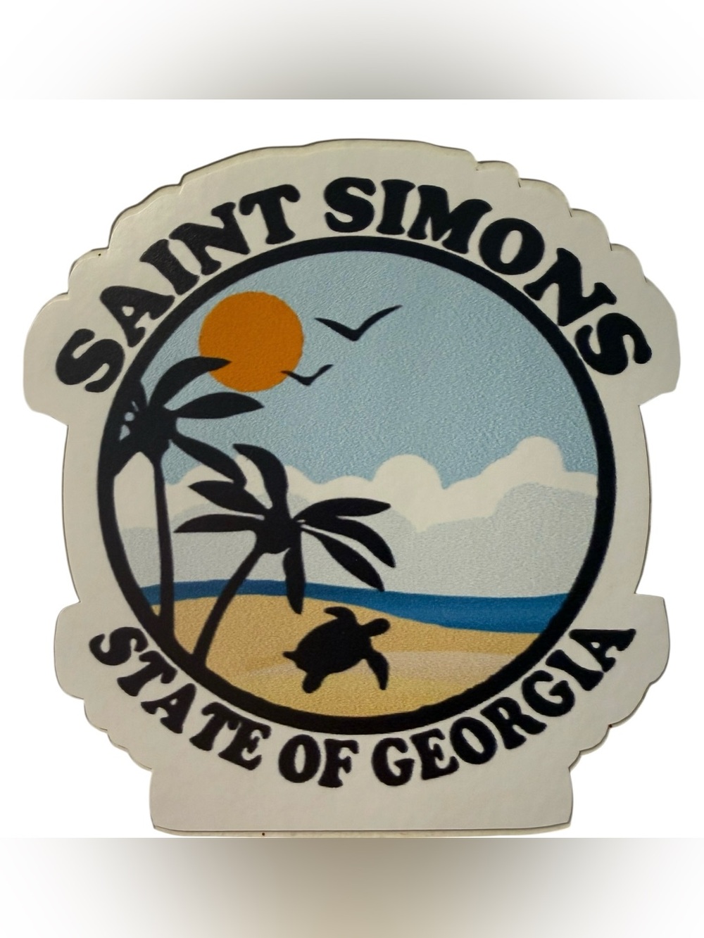Saint Simons Georgia Beach Coastal Decal Sticker Car Laptop